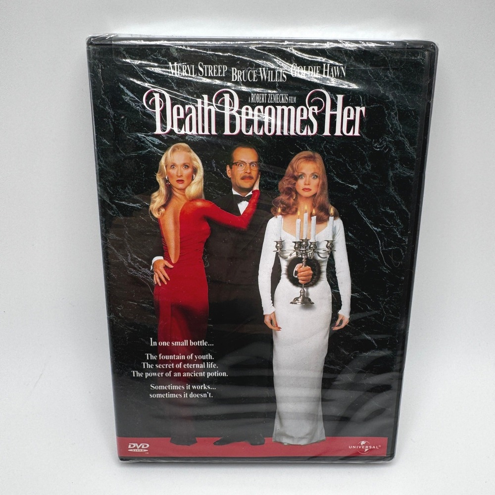 NEW Death Becomes Her DVD Meryl Streep Bruce Willis Goldie Hawn 1992 Movie